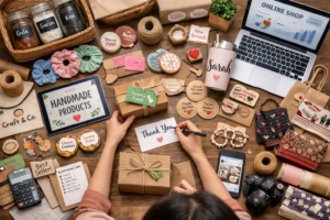 Kesimpulan Bisnis UMKM produk kreatif nggak harus dimulai dari ide besar. Justru ide sederhana yang menyelesaikan masalah kecil sering jadi produk paling laris, karena mudah dipahami, mudah dipasarkan, dan relevan dengan kebutuhan sehari-hari. Fokuslah pada satu masalah, satu target pembeli, lalu bangun produk versi simpel, branding yang rapi, dan promosi yang konsisten. Di dunia UMKM, yang menang bukan yang paling sempurna—tapi yang paling cepat eksekusi dan paling peka pada kebutuhan pasar.