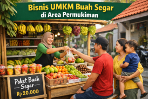 Bisnis UMKM Buah Segar di Area Permukiman