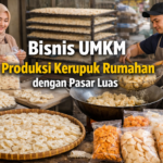 Bisnis UMKM Produksi Kerupuk Rumahan dengan Pasar Luas
