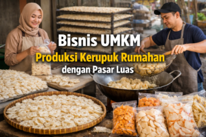 Bisnis UMKM Produksi Kerupuk Rumahan dengan Pasar Luas
